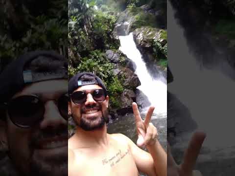 Cachoeira do Chá em Tapiraí SP 🍃💦 Um paraíso escondido no meio da natureza!