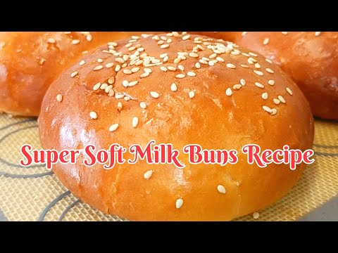 Super Soft Milk Buns Recipe | Homemade Buns recipe |