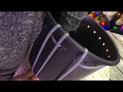 Кашпо из искусственного ротанга своими руками. Чпсть1. Красиво и не очень дорого