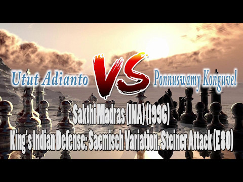 Pertandingan Catur|Chess Game Utut Adianto vs Ponnuswamy Konguvel|INA (1996)