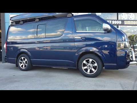 Thumbnail for Walk around this Toyota Hiace Campervan fitted with Grande II rims by Toyota Van, Toyota, Toyota HiAce, Campervan, Toyota Grand HiAce, Van