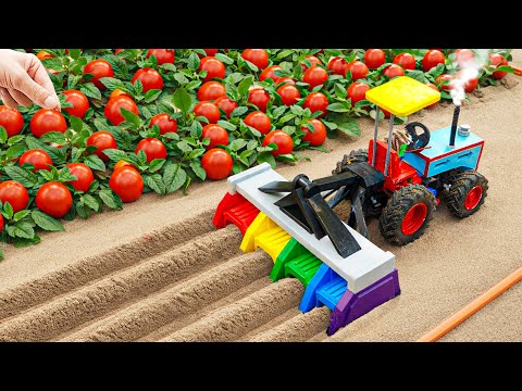 TOP Most Creative DIY Ridge Maker for Tomato Crop | Mini Farm Machines | HP Mini DIY Tractor