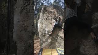 Video thumbnail of Problem 9 (El Dau), 4. Salvanebleau