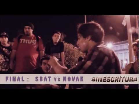 Final de SINESCRITURA : SBAT vs NOVAK . Marzo 8 , 2013