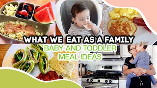 WHAT WE EAT IN A DAY AS A FAMILY WITH A BABY AND TODDLER