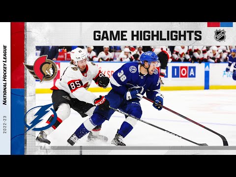 Senators @ Lightning 11/1 | NHL Highlights 2022