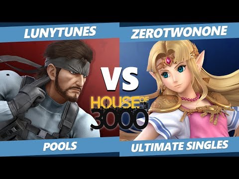 Smash Ultimate Tournament - ZeroTwoNone (Zelda) Vs. LuneTunes (Snake) SSBU Xeno 185 Pools