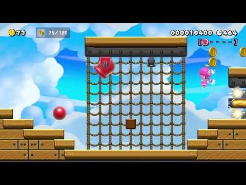 World 8-5 Affluent Airship by 3rd Bunny - Super Mario Maker 2 - No Commentary 1ca