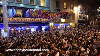 preview picture of video 'new year's eve tenby 2014-15'