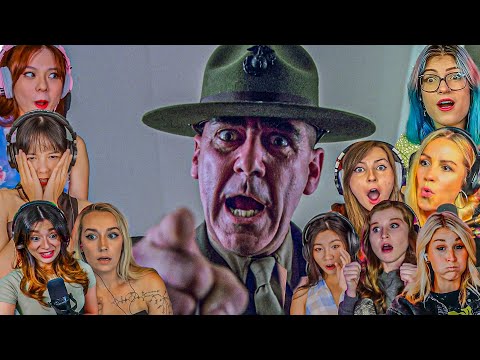 TOP FEMALE "Drill Instructor" Reactions! Full Metal Jacket Movie Reaction