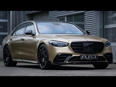 GOLDEN MERCEDES BRABUS B550 S CLASS - Interior & Exterior