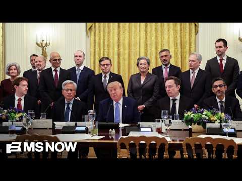 ‘Delusional CEOs’ standing  around Trump to tout A.I. while Americans struggle: Onion CEO
