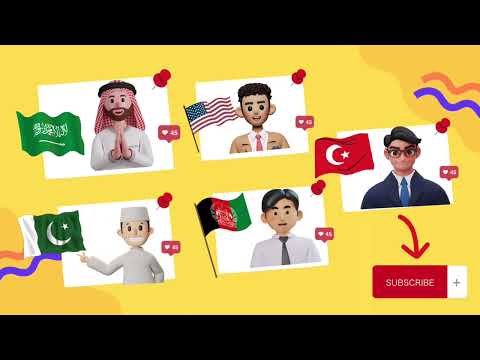 Learn pashto in 4 languages | Learn English Learn Arabic Learn Turkish Learn Urdu Learn Pashto