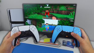 How to SPLIT SCREEN MINECRAFT on PS5 (EASY METHOD)