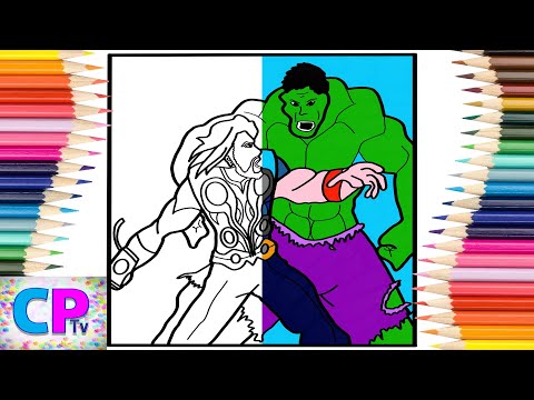 Hulk vs Thor Coloring Pages/Avengers Coloring/@coloringpagestv/Spencer Maro - Starfire [NCS Release]