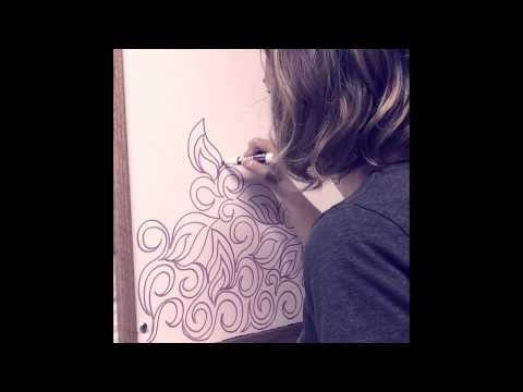 Free motion quilting idea - swirl variation