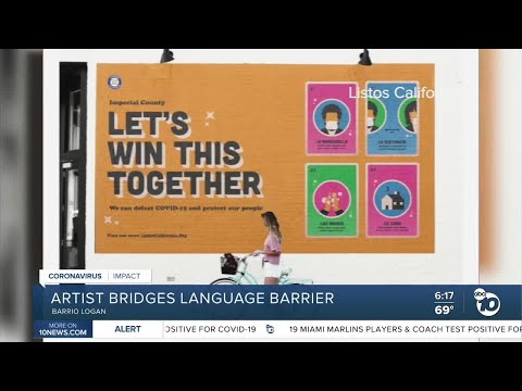 Artist bridges language barrier