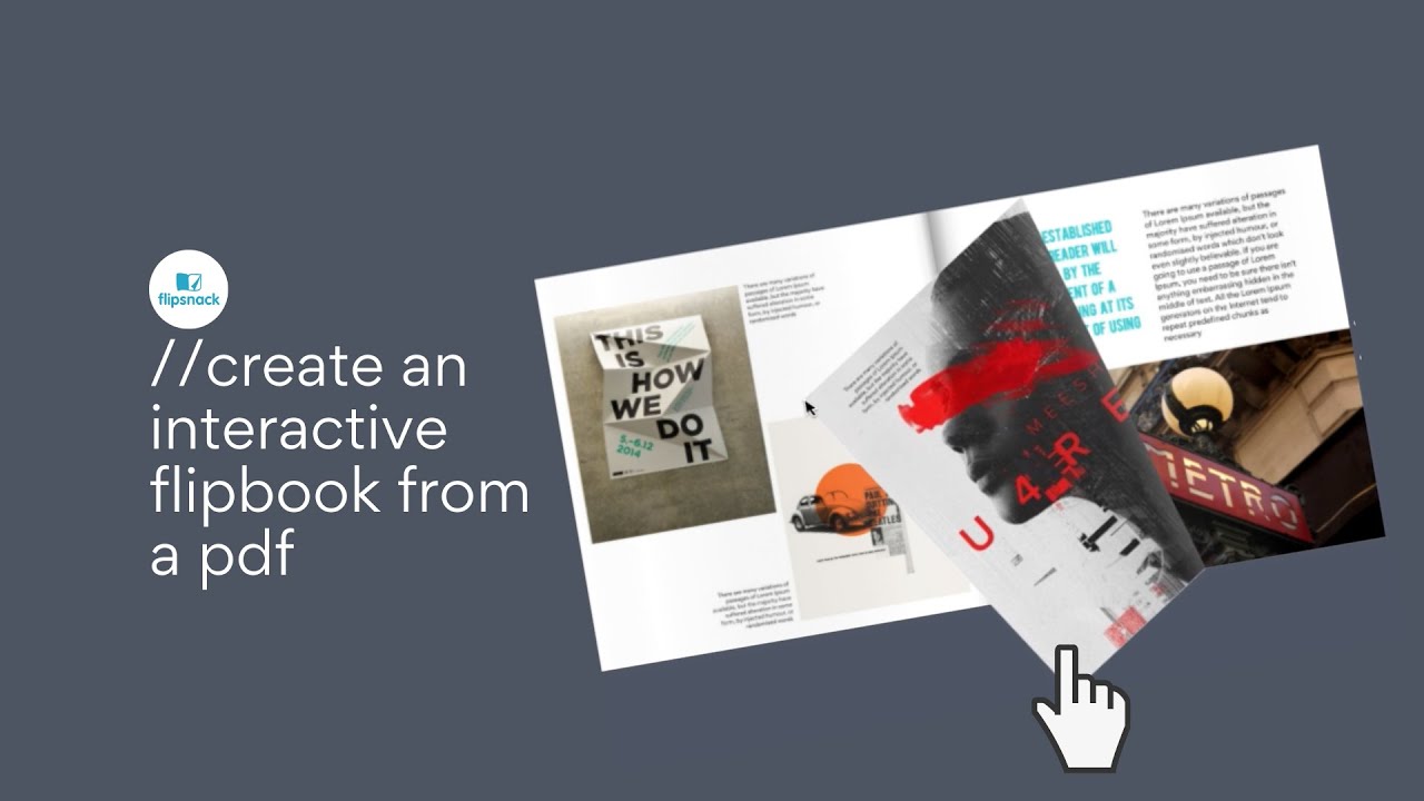 Tutorial: Create an interactive Flipbook from a PDF
