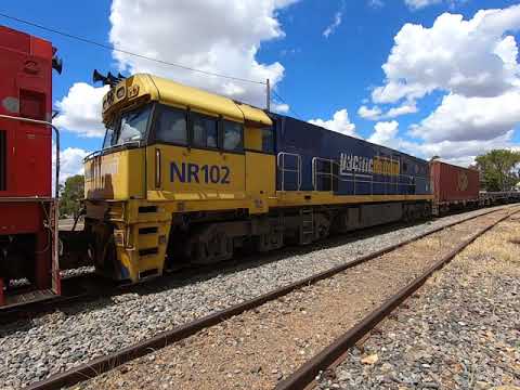NR18 & 102 at Condobolin NSW.  Wed 16th Dec 2020
