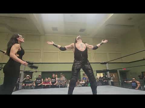 Crowbar w/ Vanessa VS Rick Recon (C) w/ Dave LaGreca for the ISPW Heavyweight Championship