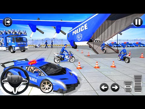 Police Bike Transport Truck - US Police Bike Cargo Ship Transport Truck - Android Gameplay