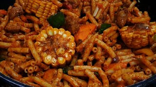 My family's favorite chicken macaroni jollof, Just the way we love it!