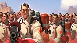 I Trapped 98 Medic Bots in Badwater