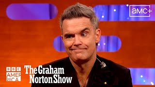 Robbie Williams Is Triggered By His Monkey Self 🙊 The Graham Norton Show | BBC America
