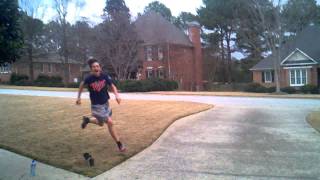 preview picture of video '!!!Front Yard Football Shot!!!'