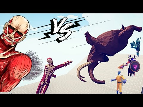 COLOSSAL TITAN VS EVERY TABS UNITS | TABS - Totally Accurate Battle Simulator