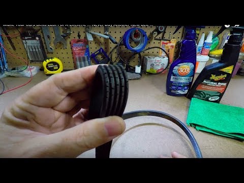 Make Your Cars Belts Last A Lifetime !!! Never Buy Another New belt !!!