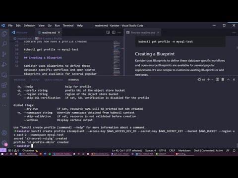 Kanister Overview  - An extensible open-source framework for app-lvl data management on Kubernetes