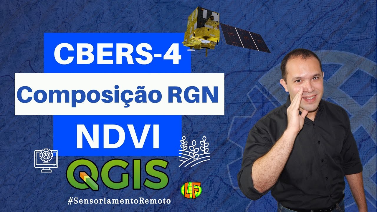 CBERS-4 - Composição RGN - Fusão - NDVI
