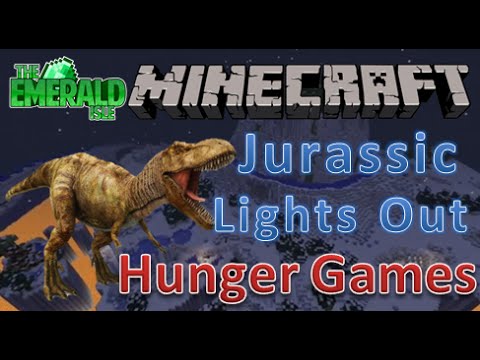 Minecraft PC Hunger Games #36 | Team with Piggy310 | Jurassic Lights out The Emerald Isle