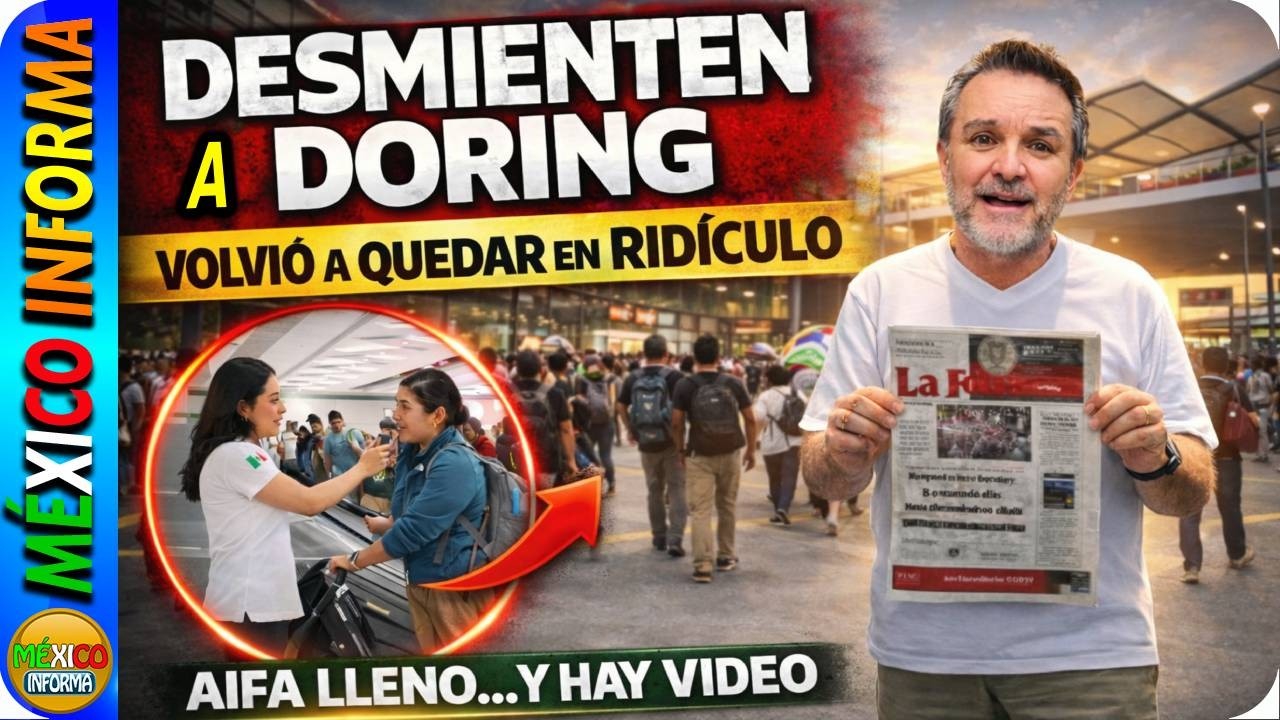 DESMIENTEN A DORING. AIFA COMPARTE VIDEOS Y ENTREVISTAS A TURISTAS EN PLENAS VACACIONES.ESTO DIJERON