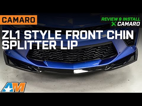 2016-2018 Camaro SS ZL1 Style Front Chin Splitter Lip Review & Install