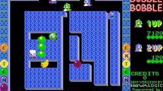 bubble bobble ms - dos 1989 two players together level 84 - 100