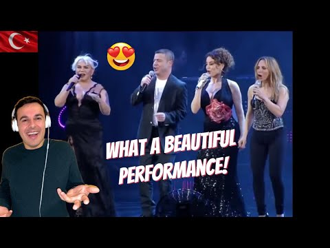 Italian Reaction to 🇹🇷 Sezen Aksu & Levent Yüksel & Sertab Erener - Aşkın Nur Yengi