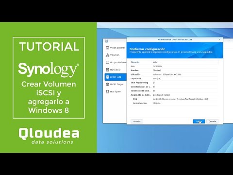 Tutorial Synology cómo configurar iSCSI y añadir a Windows 8