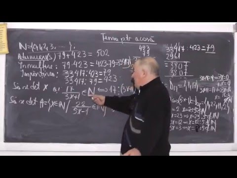 1/2 Lectia 895 Cand o fractie devine numar natural? Gasirea unei multimi cu aceasta conditie Clasa 5