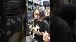 P-Bassのスラップはいかがでしょうか？次のアルバムに収録予定の曲のレコーディングをしています。#bass #slap