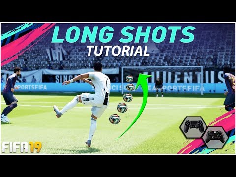 FIFA 19 LONG SHOTS TUTORIAL - THE SECRET TO SCORE GOALS FROM LONG RANGE IN FIFA 19 - TIPS & TRICKS