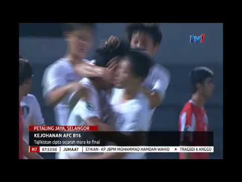 KEJOHANAN AFC B16 - TAJIKISTAN CIPTA SEJARAH MARA KE FINAL [5 OKT 2018]