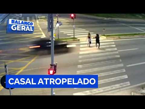 JUQUITIBA NA RECORD BALANÇO GERAL - Casal morre atropelado por carro em alta velocidade em Taboão da Serra (SP)