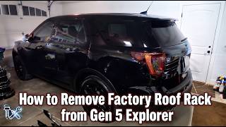 2011-2020 Explorer & Police Interceptor Roof Rack: Detachment Recalls