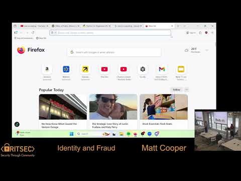 Identity and Fraud - Matt Cooper
