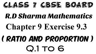 Exercise 9.3 Class 7 RD Sharma Mathematics