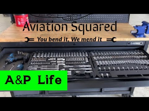 Apprentice A&P toolbox tour.  On the Job training, Money for tools, and no student loans.