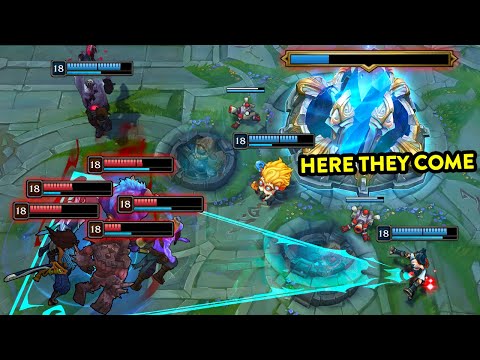 DEFEND THE BASE AT ALL COSTS! - Best NEXUS DEFENSE Moments (League of Legends)