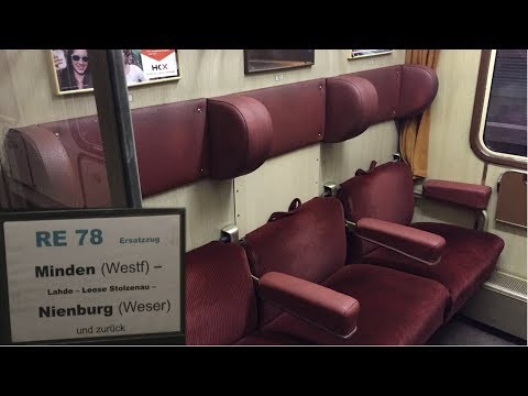 Eurobahn Ersatzzug ERB RE 78 Nienburg Minden Hbf: Mitfahrt Centralbahn BR 110 mit Bm Wagen
